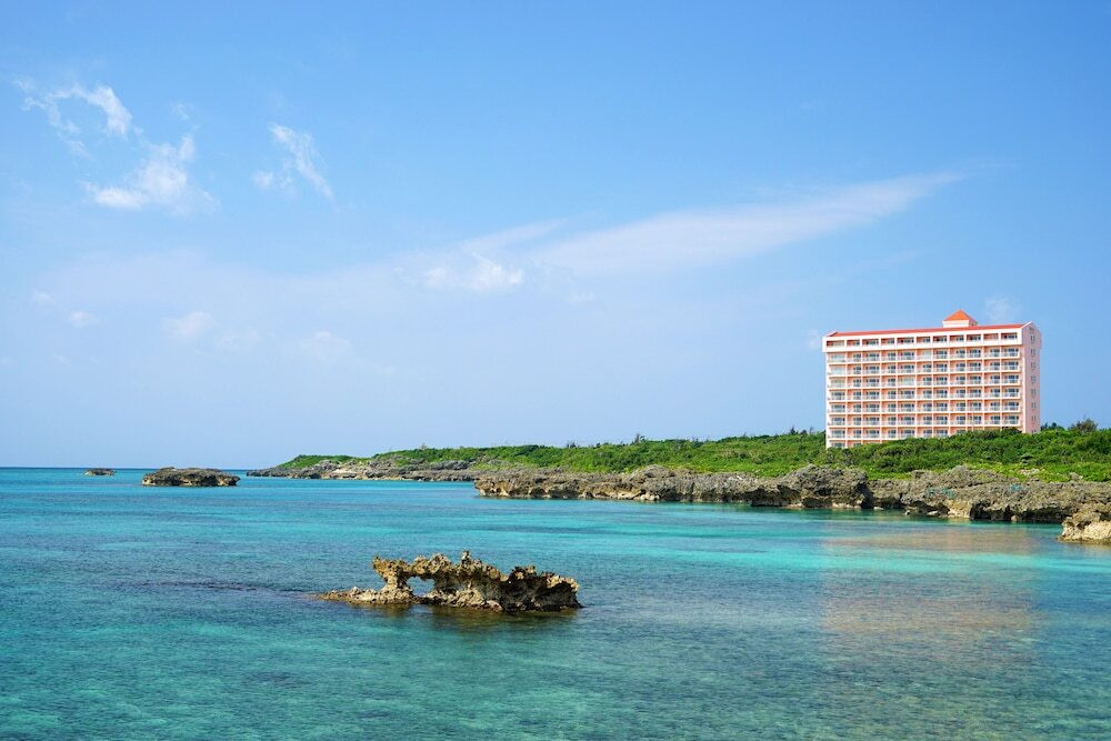 ホテルから見える海