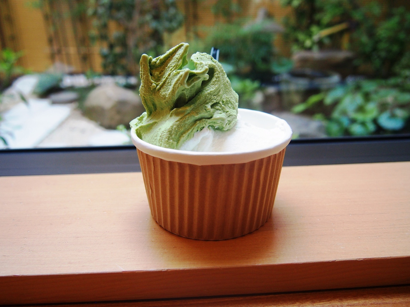 「茶家 六地蔵」 料理 41022531 嬉野抹茶＆ミルク