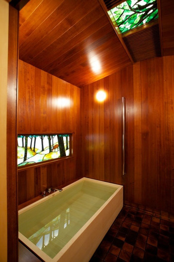 バスルームのすべてが木でできた貸切風呂「奥山」3725338