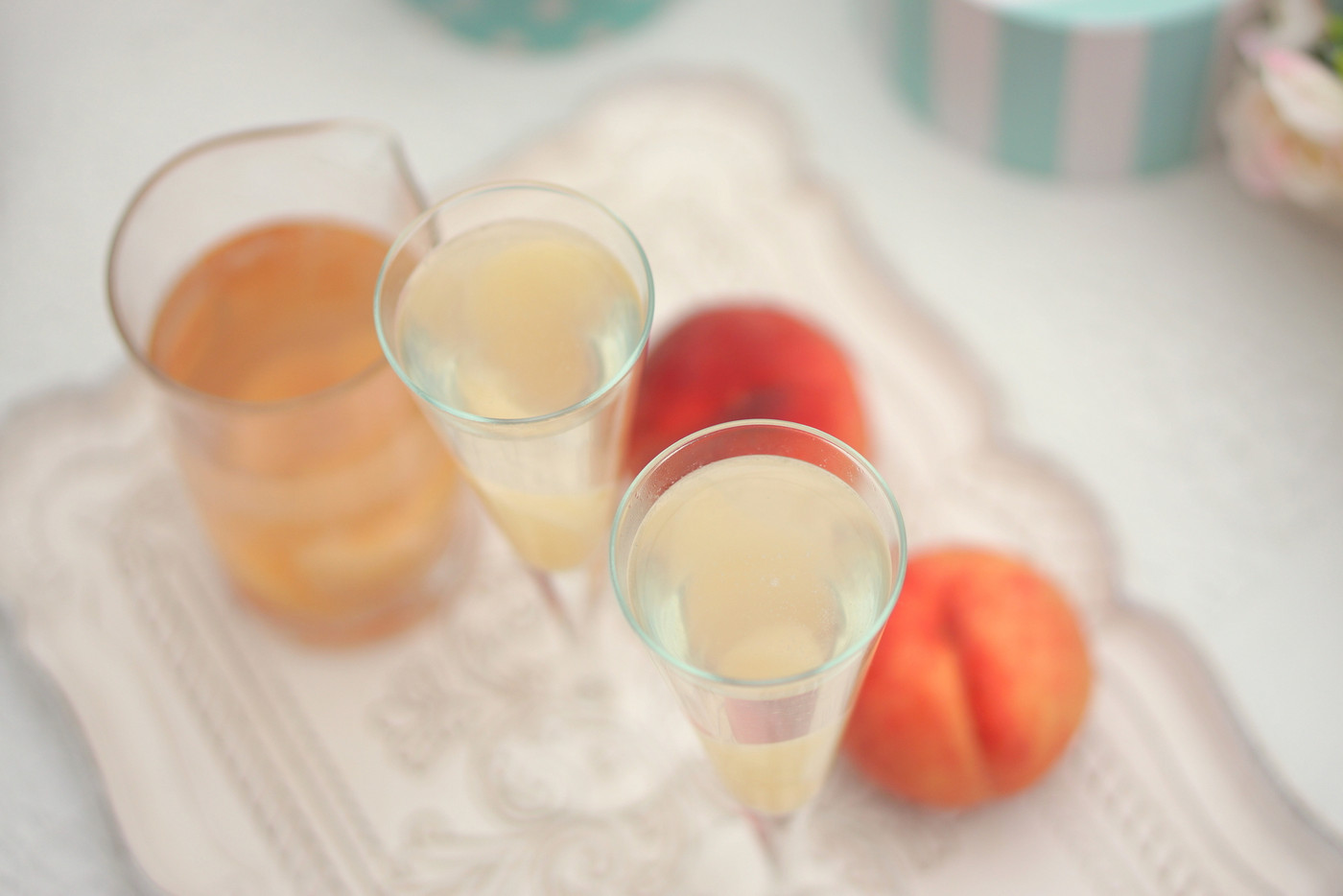 ピーチな炭酸・桃のシャンパン