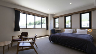 【源泉かけ流し温泉内湯】山側ダブルルーム（禁煙）