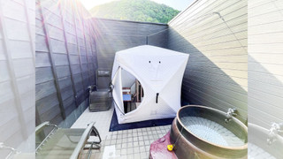 (102-106) 温泉旅館グランピング 露天風呂・テントサウナ付き