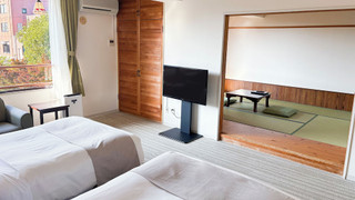 [禁煙] エコノミー和洋室ツイン6畳内風呂なし