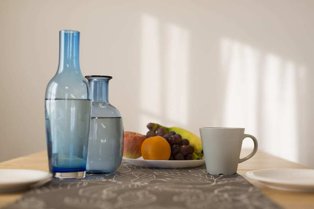 客室内のダイニングエリア