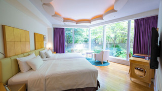 ジャパニーズ ガーデンスイート 禁煙 (2F) シングルベッド2台+布団2組