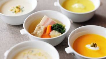 朝食ビュッフェ スープ / 6