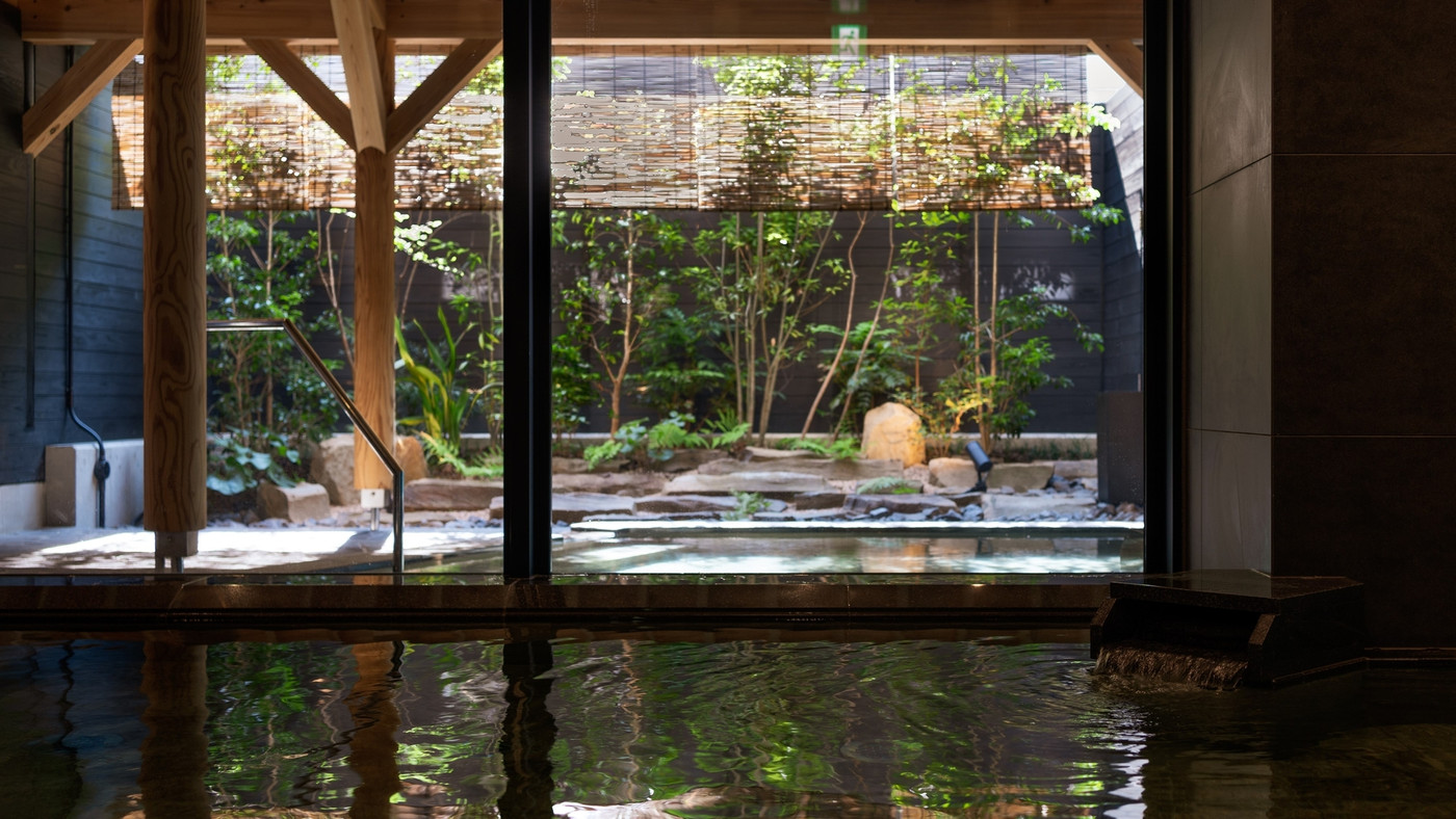 露天風呂　温泉