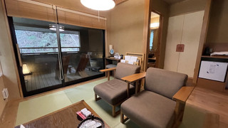[別邸] 青天 ~ 滝見半露天プレミアム客室 - 和モダン