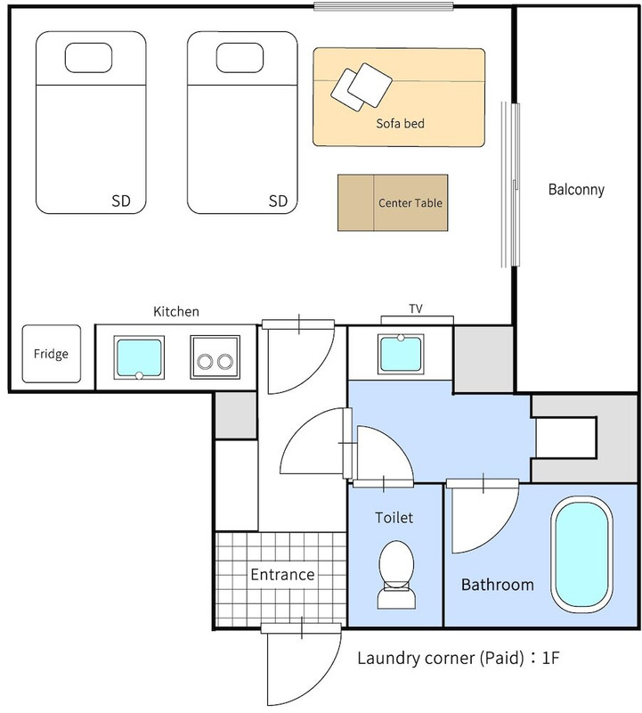バルコニーからの眺望