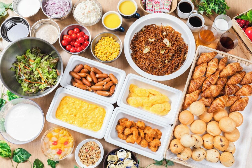 朝食ビュッフェ