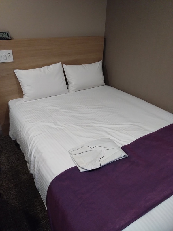 部屋の廊下が長く、滞在エリアが狭い印象