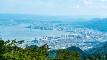比叡山延暦寺からの景観 / 2