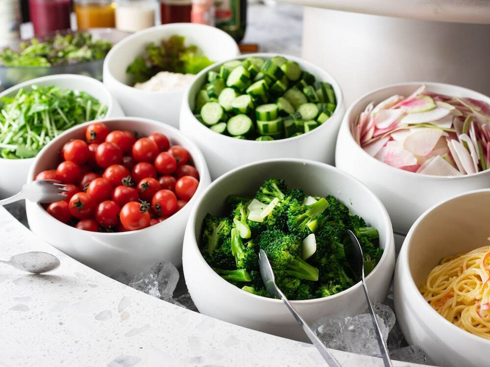 朝食ビュッフェ