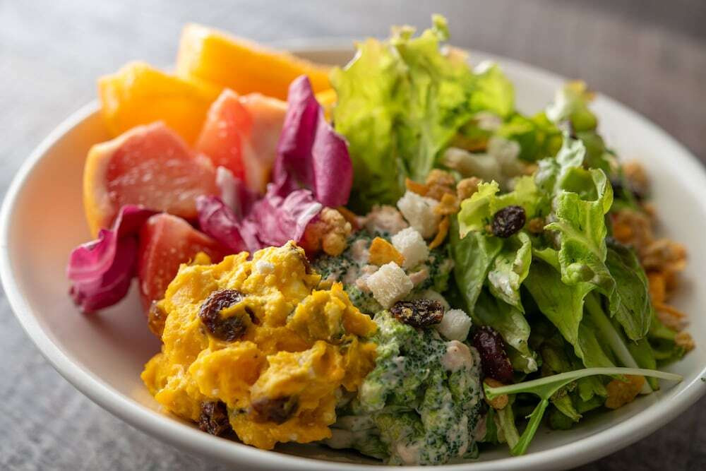 朝食ビュッフェ