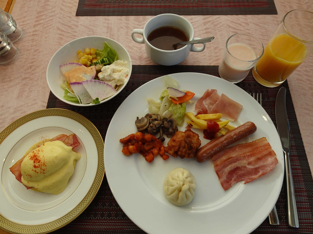 美味しい朝食ブッフェ