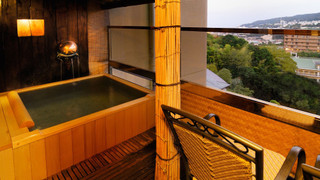 [部屋食] 源泉掛け流し露天風呂付き客室 (12.5畳) 禁煙