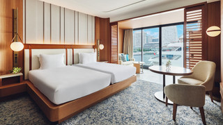 クラシック ルーム シングルベッド 2 台 (Minatomirai View)