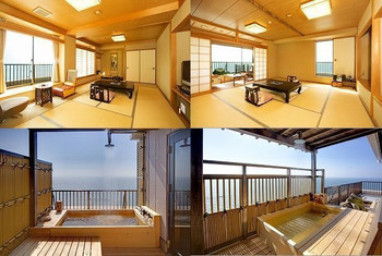 部屋と露天風呂からはオーシャンビューの絶景！3457326