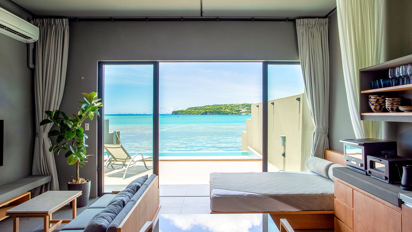 全室オーシャンビュー。キッチン完備のヴィラ3530995