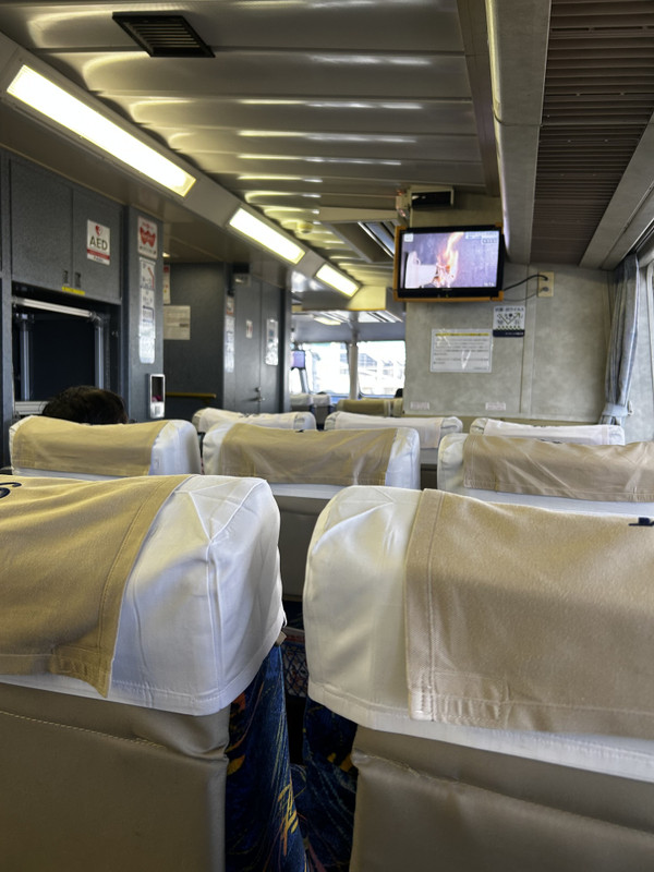 ジェットフォイル内観 / 2