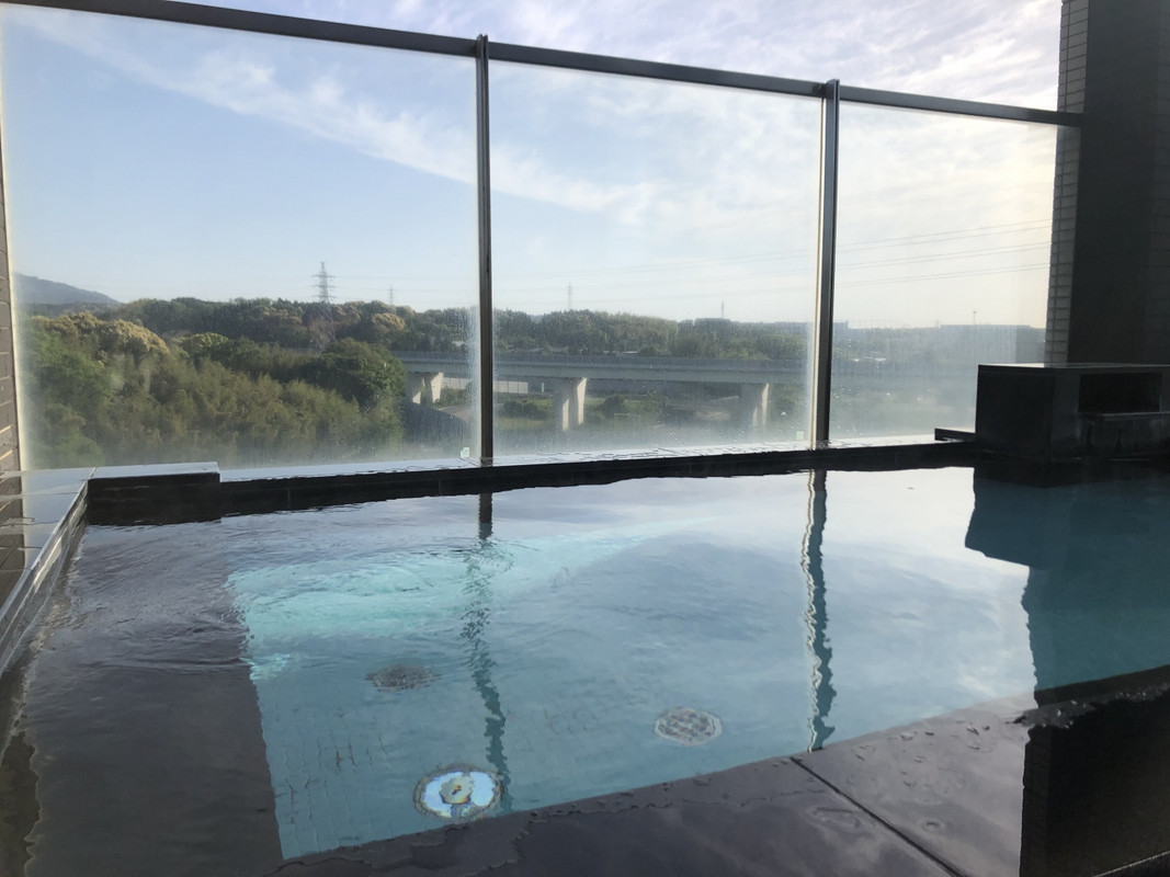 朝風呂、貸し切りだった