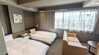 ツインルームシングルサイズベッド 2 台禁煙