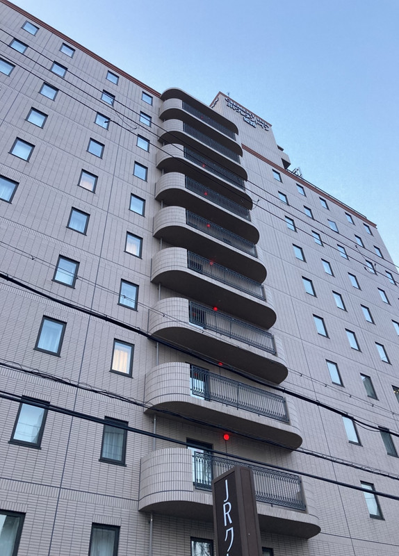 早朝のチェックアウト