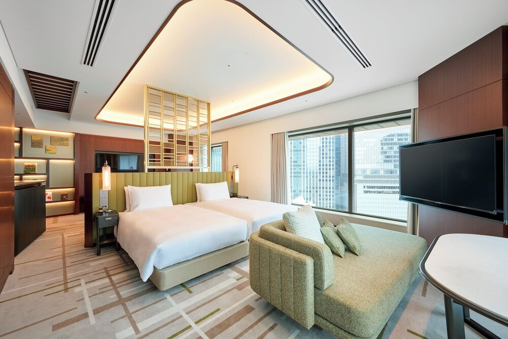 最上階のスイートルームでムーディーな夜景を♡4756851