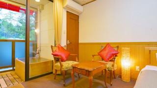 洋室ツインルーム 露天風呂付 禁煙