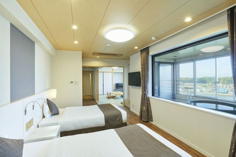 大洗温泉と海鮮料理が自慢！子ども用のレンタル品も揃っています4059795