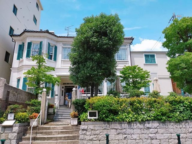 異人館街にあるフレンチレストラン。100年以上前に建てられた「旧グラシアニ邸」をレストランとして使用しており、伝統的建築物に指定されている / 9