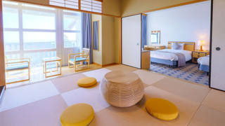 [禁煙] スーペリア和洋室ツイン内風呂あり(マウンテンビュー)