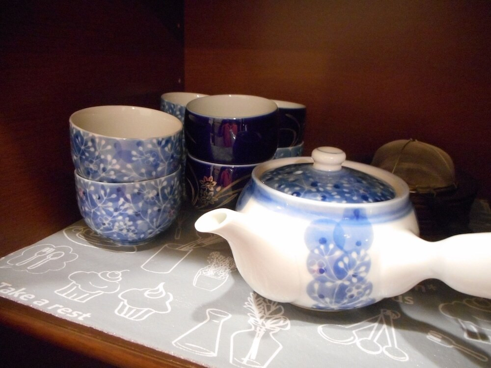 客室内のダイニングエリア