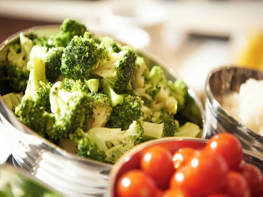 朝食ビュッフェ