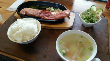 「Beach Cafe ＆ Outdoor　”ALOHA”」 料理 52028590 日替りランチ(ベーコンステーキ)