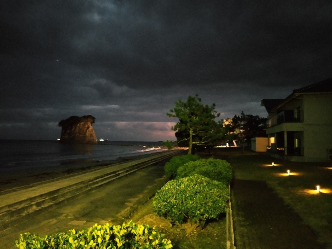 ロビー外のデッキからの眺めです。
