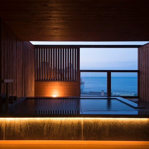 貸切露天風呂春うさぎ①