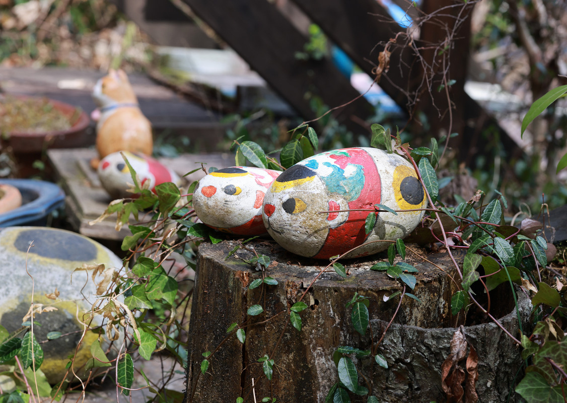 猫の細道 猫モチーフのオブジェ