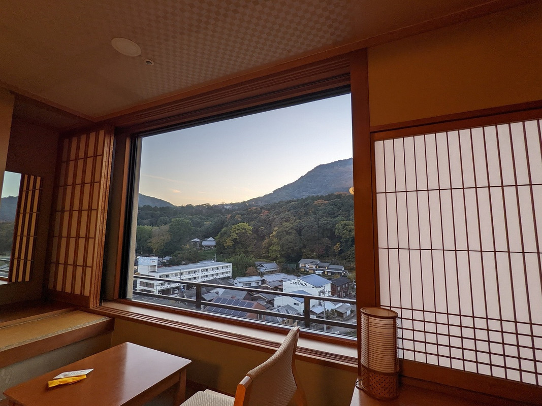 飛天館 一間和室からの眺め