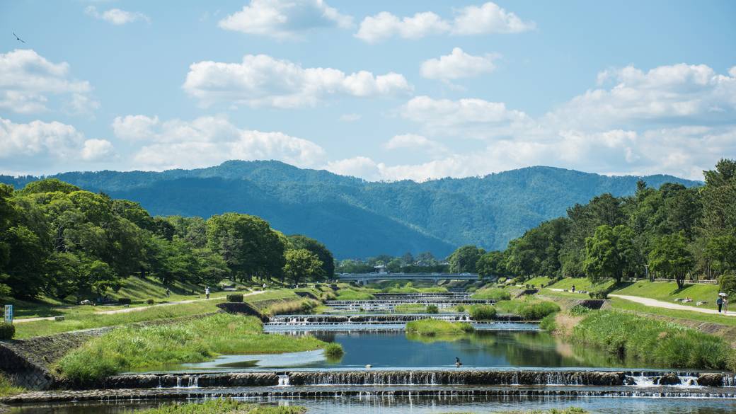 心和む賀茂川の景色 / 2
