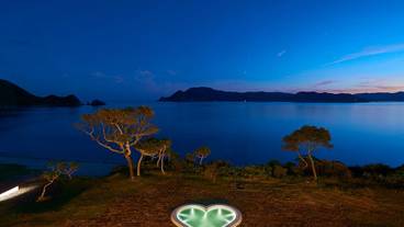 ライトアップされたプール / 4