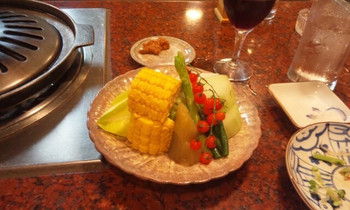 「肉料理　荒川」 料理 9463743 茹で野菜突合せ