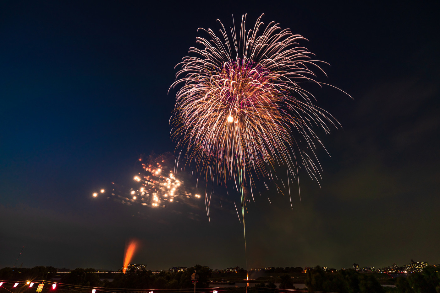 日本の夏 花火大会 (2018年 第59回いたばし花火大会)