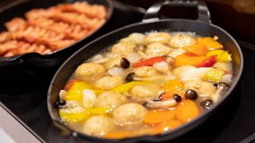 朝食ビュッフェ一例／名古屋コーチンつくね / 6