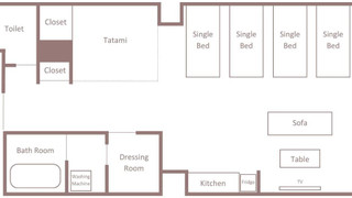 スーペリアルーム (禁煙／58平米／6名定員)