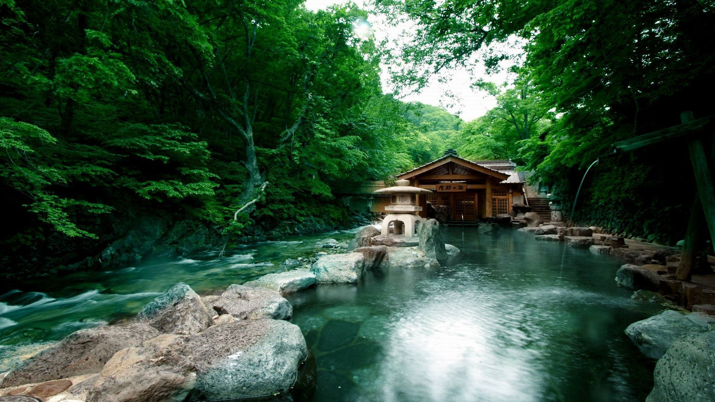 大自然の混浴露天風呂を満喫4229806