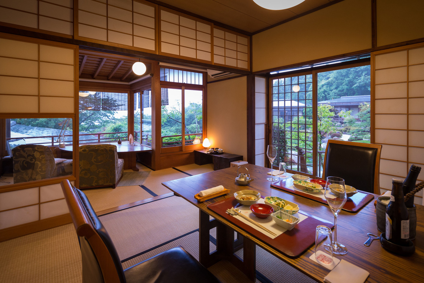 日本庭園が自慢の宿で名物の穴子を使ったコースを♡3934103