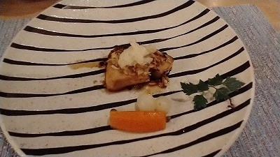 ぶりのステーキ