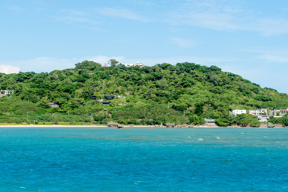 海から見た「さちばるやーどぅい」