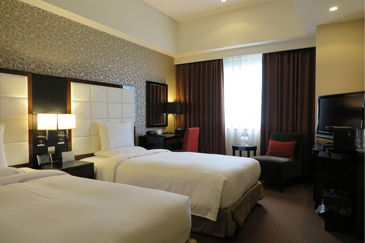 客室に入りました